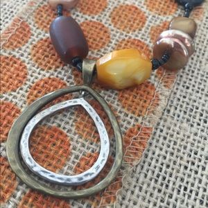 Silpada Silver & Bronze Necklace - Retired